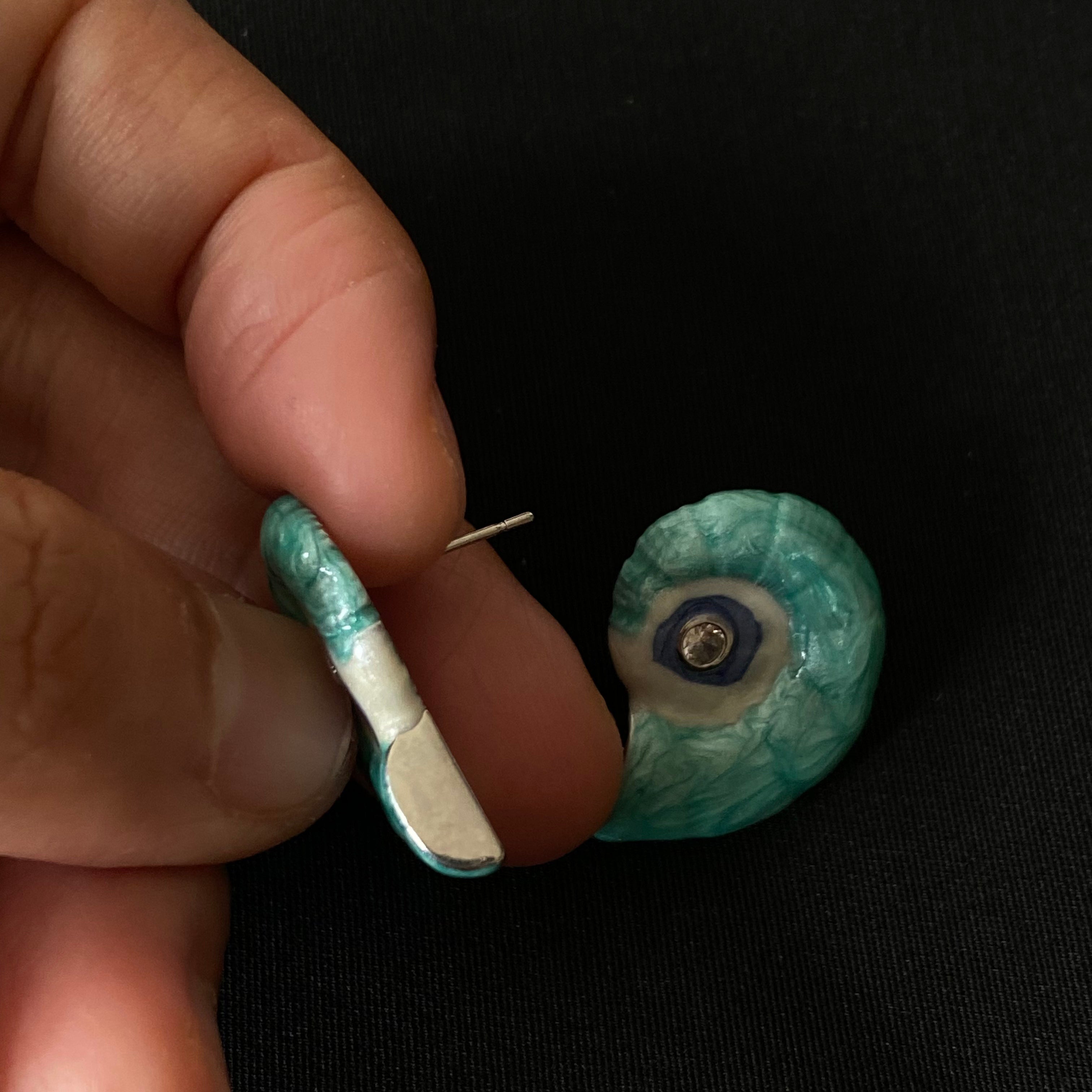 Aegean Talisman Blue Earrings