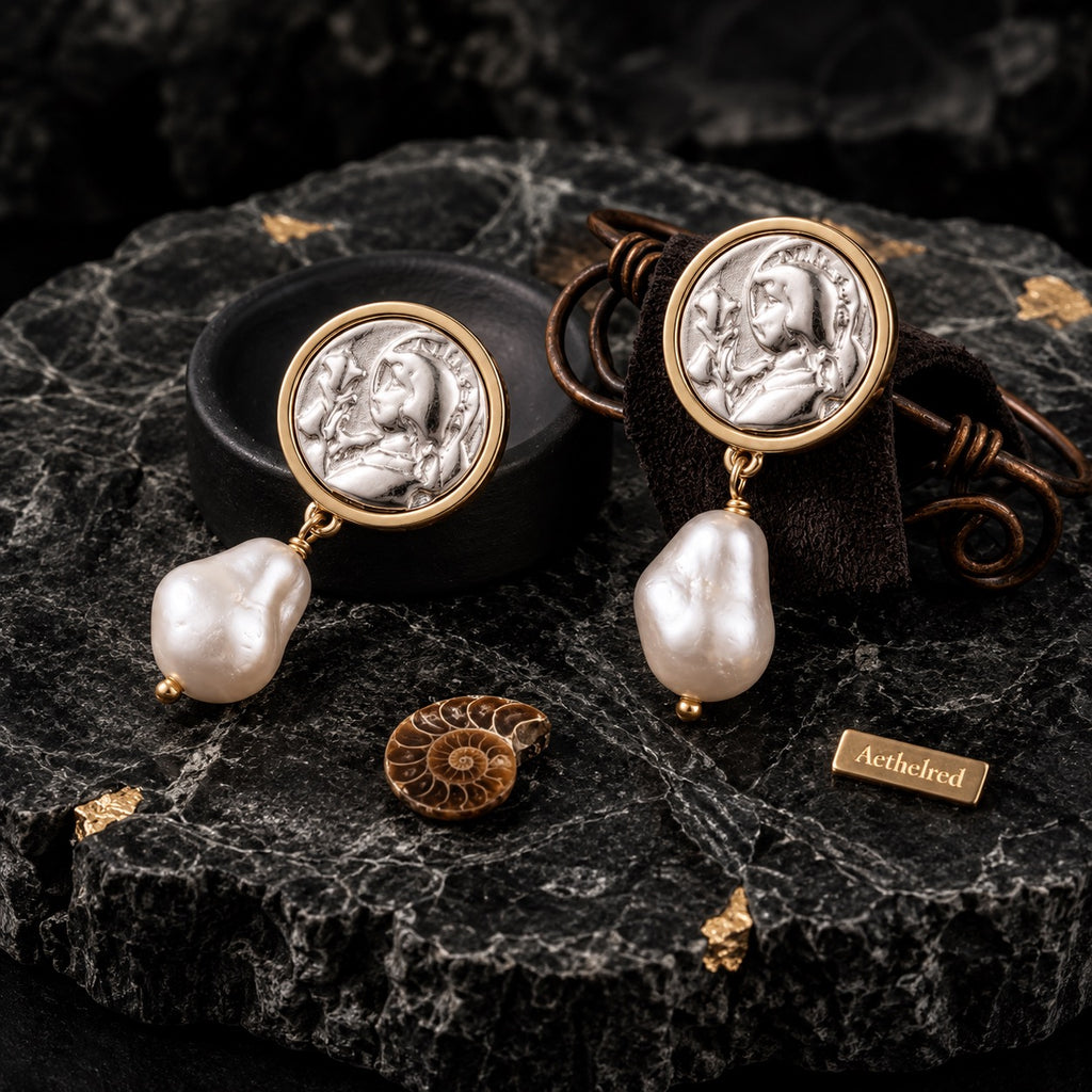 Parisian Baroque Pearl Earrings