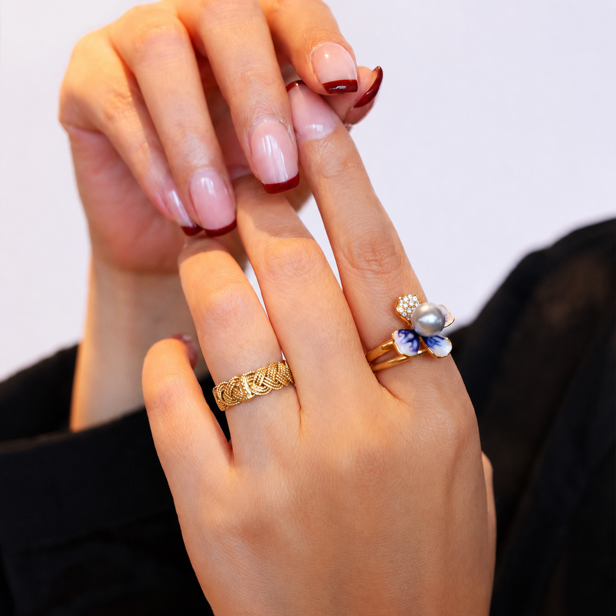 Moroccan Bloom Madama Pearl Ring