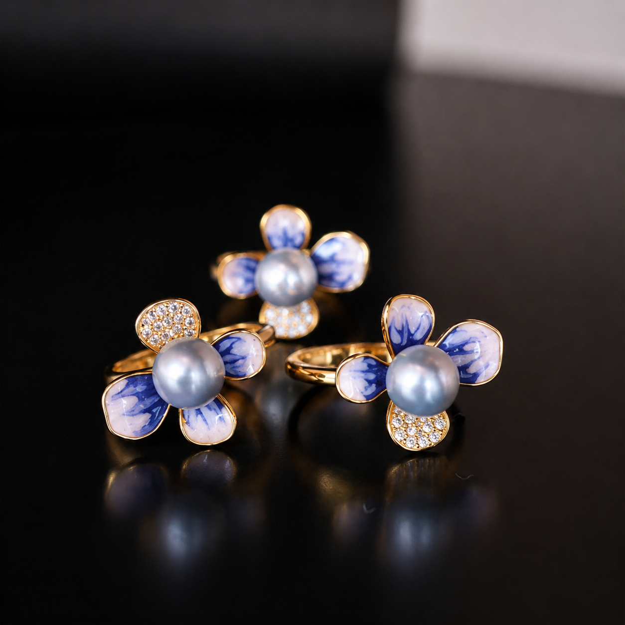 Moroccan Bloom Madama Pearl Ring