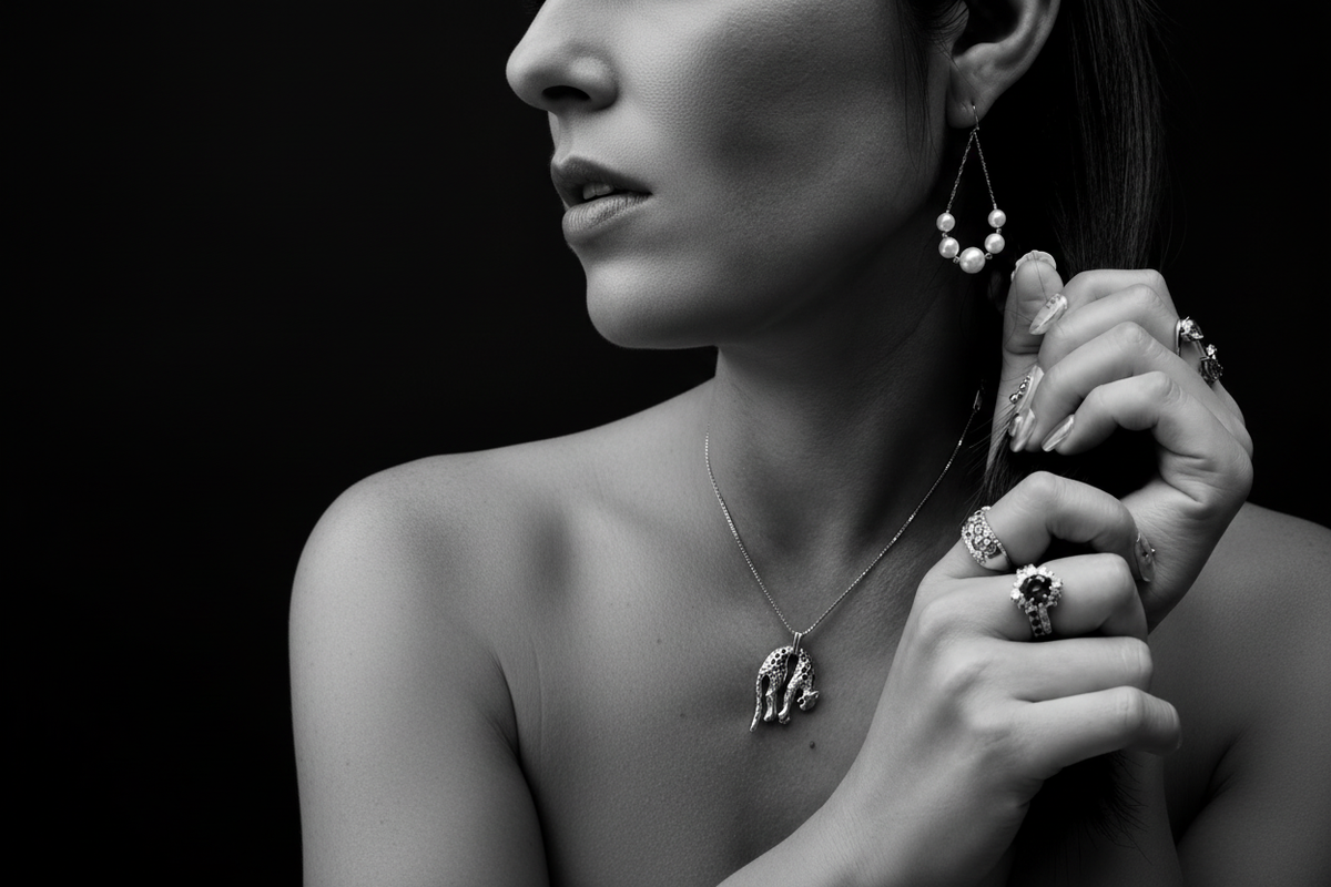 Lysaria Brand Story Hero - Black & White